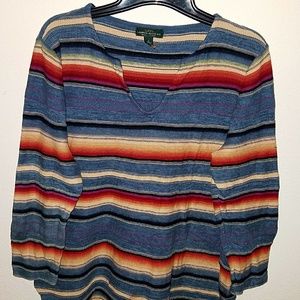 Lauren Jean Company striped tunic